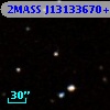 2MASS J13133670+0016427