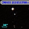 2MASS J13151780+0001363