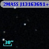 2MASS J13163681+0004544