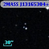 2MASS J13165304+0001280