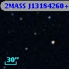 2MASS J13184260+0006530