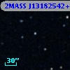 2MASS J13182542+0007593