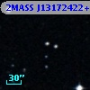 2MASS J13172422+0008451