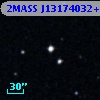 2MASS J13174032+0010410