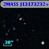 2MASS J13173232+0001233