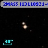 2MASS J13110921-0015538