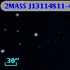 2MASS J13114811-0832417