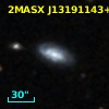 2MASX J13191143+0725513