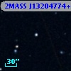 2MASS J13204774+0001452