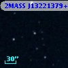 2MASS J13221379+0015434