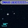 2MASS J13222222+0004057