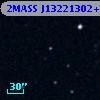 2MASS J13221302+0001582