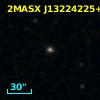 2MASX J13224225+0001326