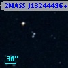 2MASS J13244496+0000293