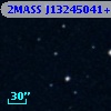 2MASS J13245041+0004500