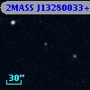 2MASS J13280033+0014260