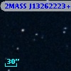 2MASS J13262223+0037437