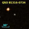 QSO B1316-0734