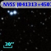 NVSS J041313+450741