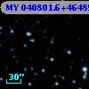 MY 040801.6+464856.7