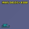 IRAS 04103+4348