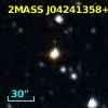 2MASS J04241358+4348299