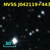 NVSS J042119+443410