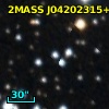 2MASS J04202315+4456049