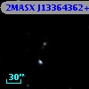 2MASX J13364362+3119320