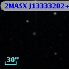 2MASX J13333202+3007441