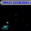 2MASX J13363691+2937542