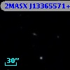 2MASX J13365571+2959590