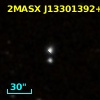 2MASX J13301392+2639563