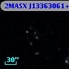 2MASX J13363061+2835112