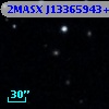2MASX J13365943+2805137
