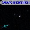 2MASX J13365473+2516582