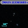 2MASX J13365603+2504392
