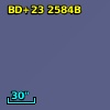 BD+23  2584B
