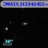 2MASX J13341455+2210584