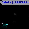 2MASX J13365883+2150250