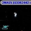 2MASX J13382442+0128470