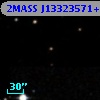 2MASS J13323571+0013221
