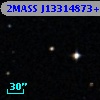 2MASS J13314873+0013510