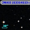 2MASS J13314113+0014222