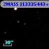 2MASS J13335443+0012209