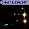 2MASS J13341547+0006295