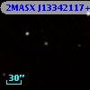 2MASX J13342117+0005282