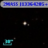 2MASS J13364205+0013205
