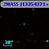 2MASS J13354371+0001512