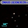 2MASS J13363528+0000156